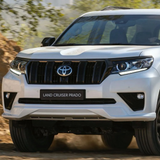 2018-2023 Toyota Land Cruiser Prado Black Pack Fog Lamp Bezels