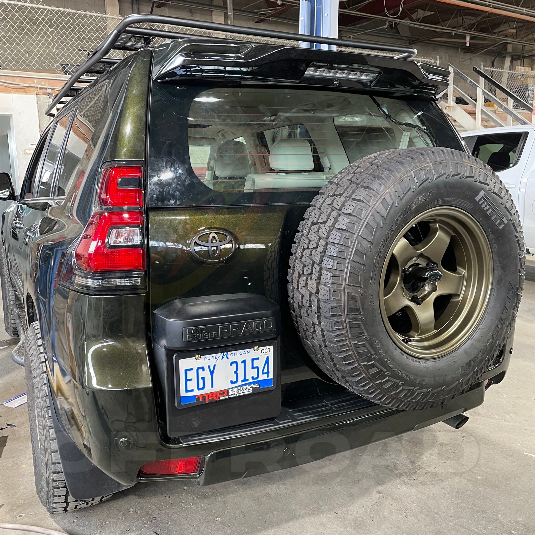 2010-2023 Lexus GX460 Prado 5th Wheel Rear Door Conversion