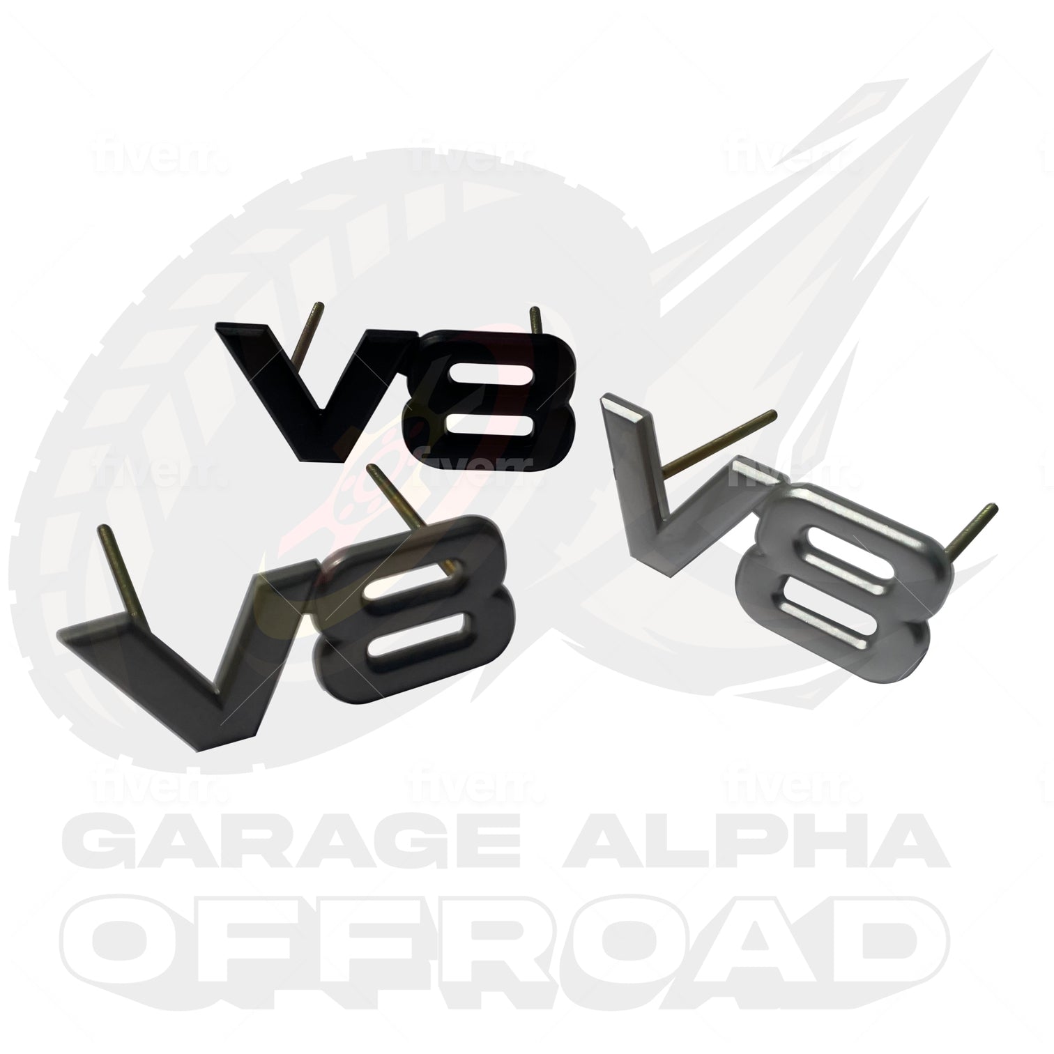 LEXUS / TOYOTA V8 Grille Badge